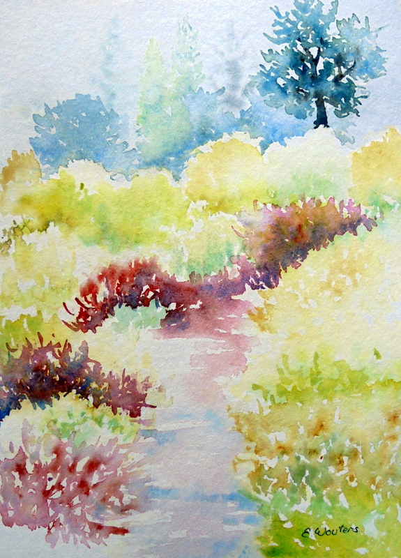 Dmonstration aquarelle