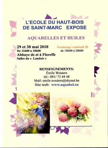 Exposition à l'abbaye de Floreffe (Belgique)